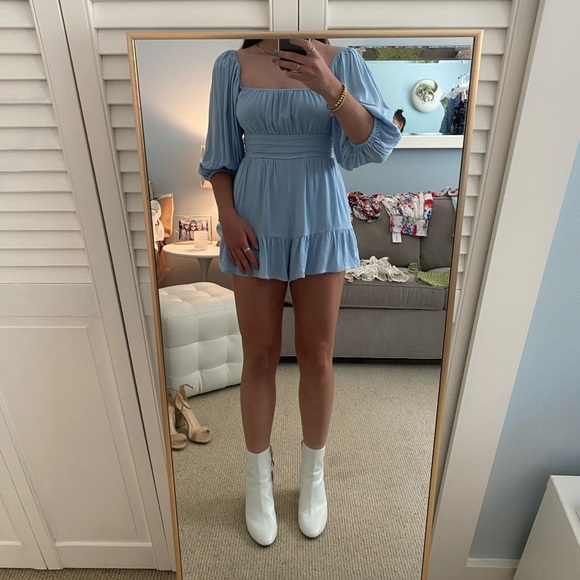 Lulus blue romper - Picture 2 of 6